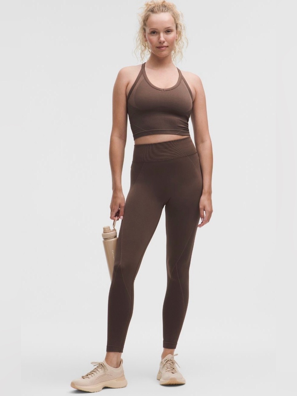 Lululemon Get Low High-Rise Training Tight 25" in Sequoia/Twig Size 10